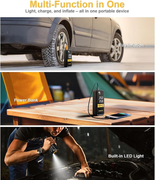 Thumbnail 6 de MODARI Tire Inflator Portable Air Compressor 160 PSI