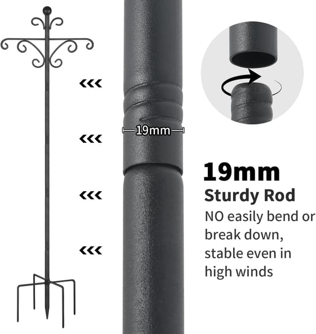 Thumbnail 4 de Bird Feeders Hanging Station 196cm