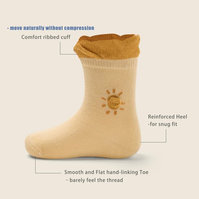 Detalle 2 de Stoppersocken für Babys Baumwolle, 6 Paar