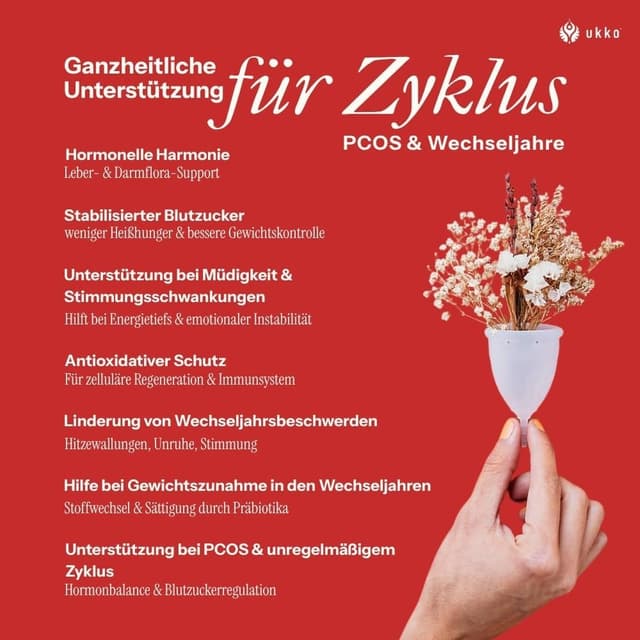 Detalle 1 de UKKO Vital RED Hormon Balance Frauen 15–60