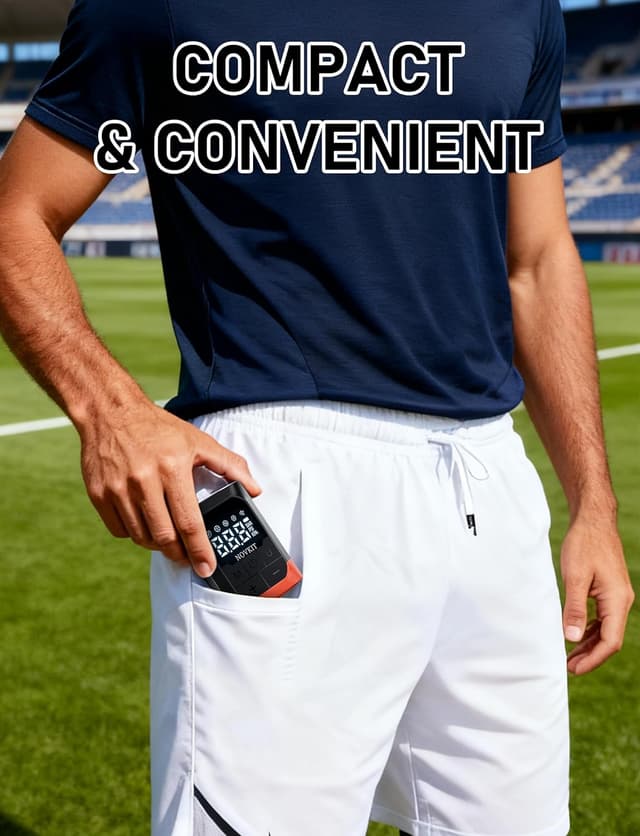 Thumbnail 6 de NOVKIT Electric Ball Pump (2–17 PSI) with Precise Gauge, Rechargeable 2600 mAh for Basketball, Soccer & Football