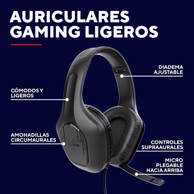 Detalle 2 de Trust Gaming GXTrust 418 Rayne 50 mm