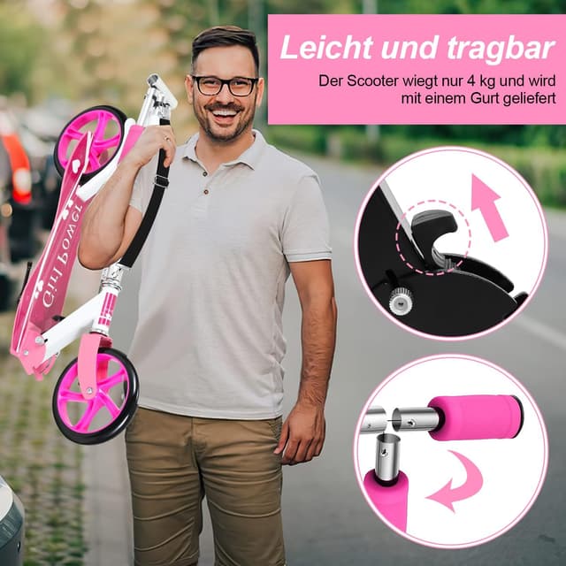 Thumbnail 3 de Jaxguom Patinete infantil plegable 205 mm