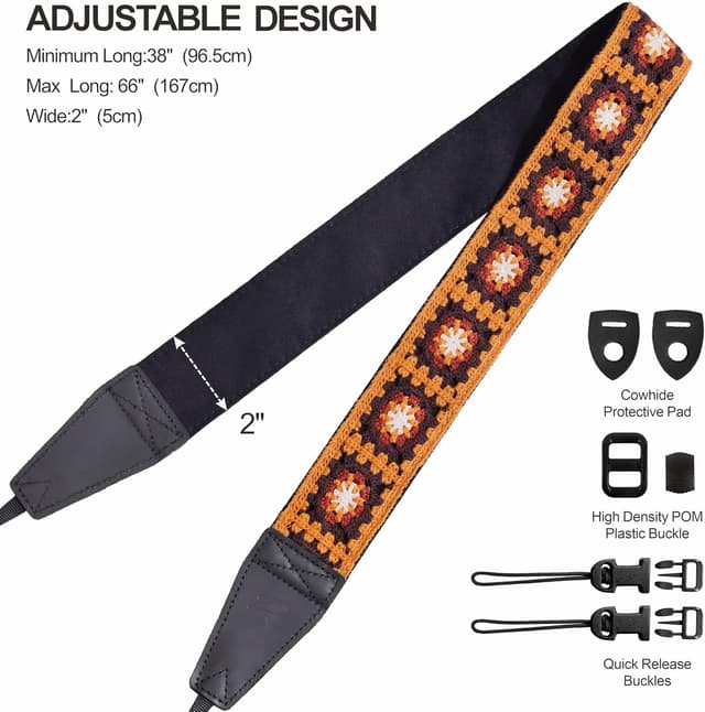 Thumbnail 5 de Padwa Padwa Yellow Crochet Strap 2 inch