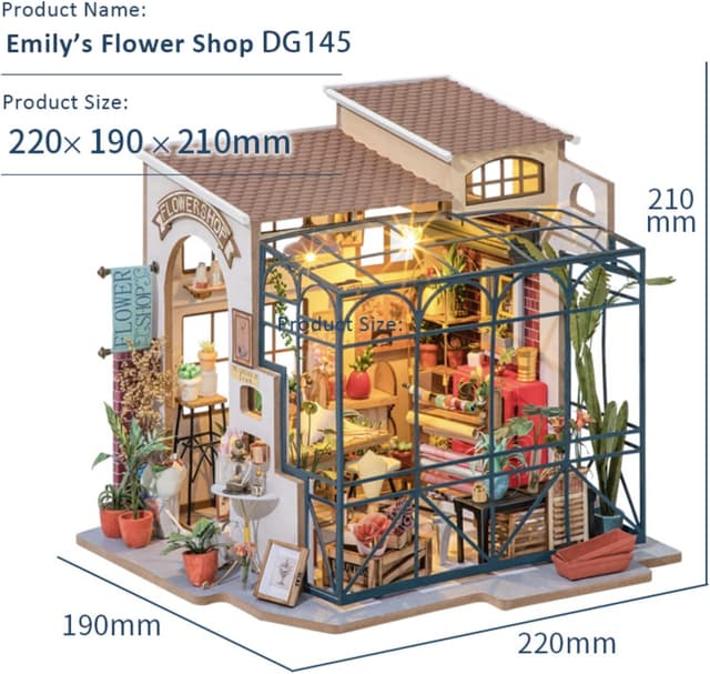 Thumbnail 1 de Emily´s Flower Shop DIY Miniature House