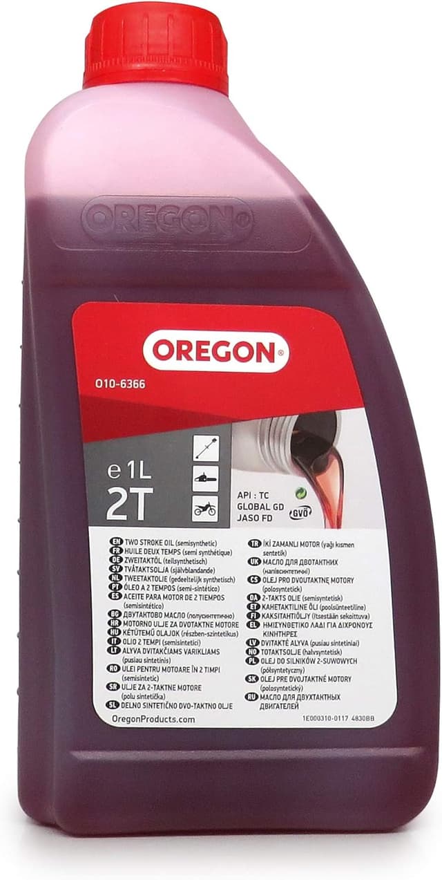 Thumbnail 5 de Oregon halbsynthetisches 2-Takt-Motorenöl 2T (1-Liter-Dosierflasche)