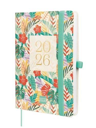 Detalle de Finocam Agenda Capri Jungla semana vista 16 meses