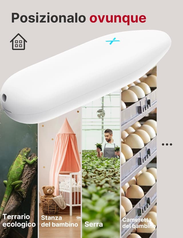 Thumbnail 6 de X-Sense STH55 termometro igrometro WLAN 4 sensori