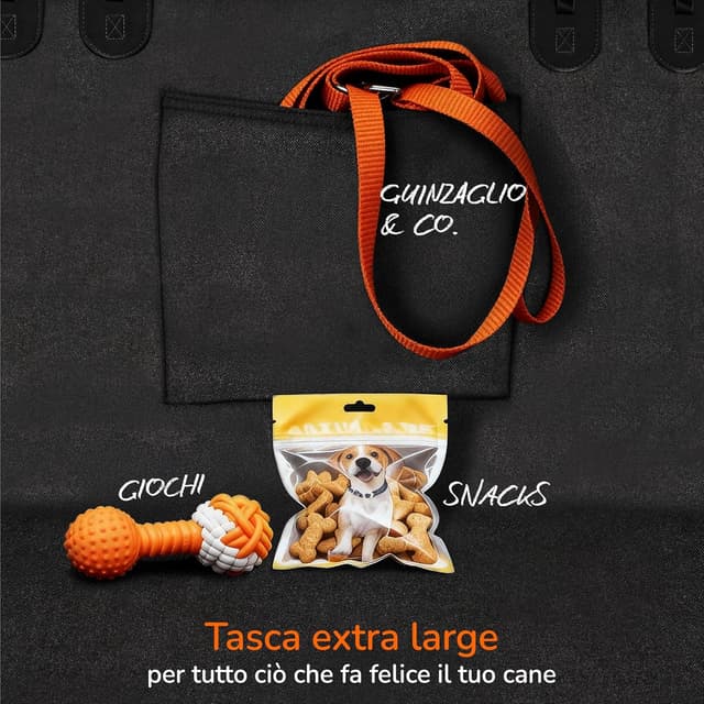 Detalle de Upgrade4cars telo bagagliaio per cani universale impermeabile e antiscivolo con protezione laterale