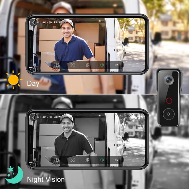 Thumbnail 1 de XTU 2K HD Wireless Video Doorbell with Chime