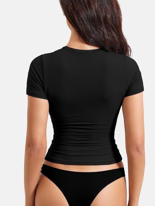 Thumbnail 3 de YEOREO Fitted Compression Crop Top