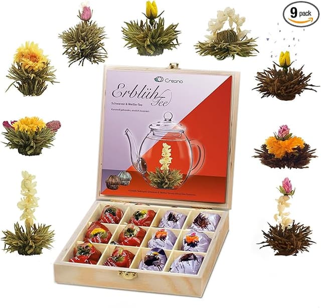Imagen de Teavivre Juego de Regalo de Flores de Té en Caja en OfertitasTOP