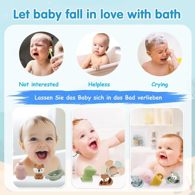 Thumbnail 6 de Giocattoli da bagno in silicone 1 2 3 4 anni