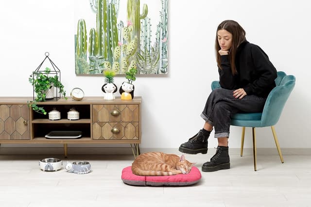 Detalle de Baroni Home cuscino ovale per cani 40x60x7