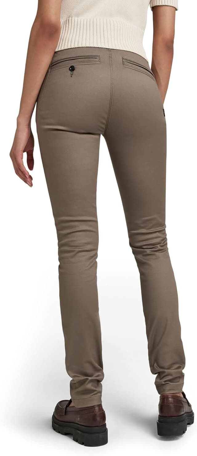 Detalle de G-STAR Damen Weld High Skinny Chino – hoher Bund mit Reißverschlusstaschen