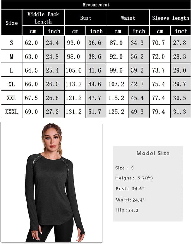 Thumbnail 5 de Crewhpo Camiseta Deportiva Manga Larga Mujer UPF 50+