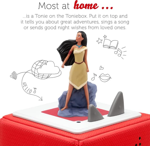 Detalle 2 de tonies Pocahontas Audio Character (Disney) for Toniebox audiobooks for children