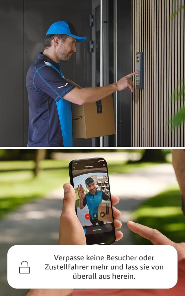Detalle de Ring Intercom Video (2025 Release) – Gegensprechanlage mit Video-Streaming, virtuellen Schlüsseln & Fernzugriff zur Selbstinstallation