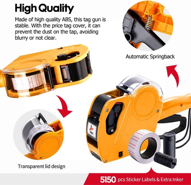 Thumbnail 6 de KPX Étiqueteuse de prix 8 chiffres — 5150 étiquettes