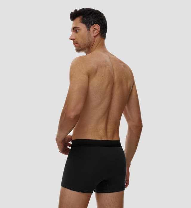 Detalle de FORVEVO 12er Pack Herren-Boxershorts aus Baumwolle (S–4XL) – atmungsaktiv, ohne juckende Etiketten