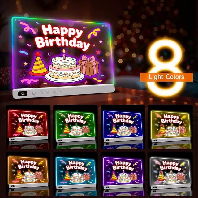 Detalle 1 de LED Drawing Board 35x25.5 cm for kids