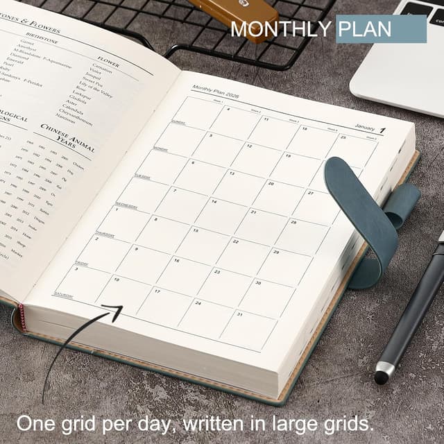 Detalle de A5 2026 day per page diary 26