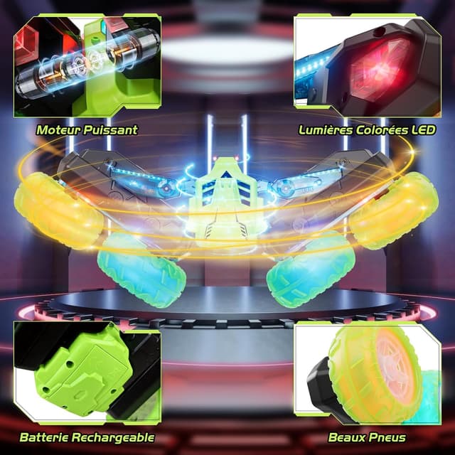 Thumbnail 2 de Amicool Voiture Télécommandée Vert 4WD