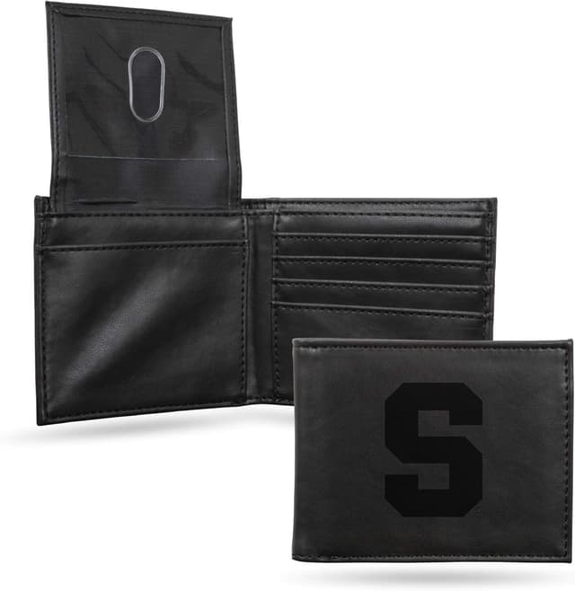 Detalle de Rico Industries NCAA Laser Engraved Slim Billfold Wallet