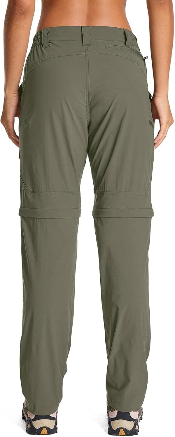Detalle 2 de Women’s Convertible Quick-Dry Hiking Pants with Zip-Off Legs and Cargo Pockets