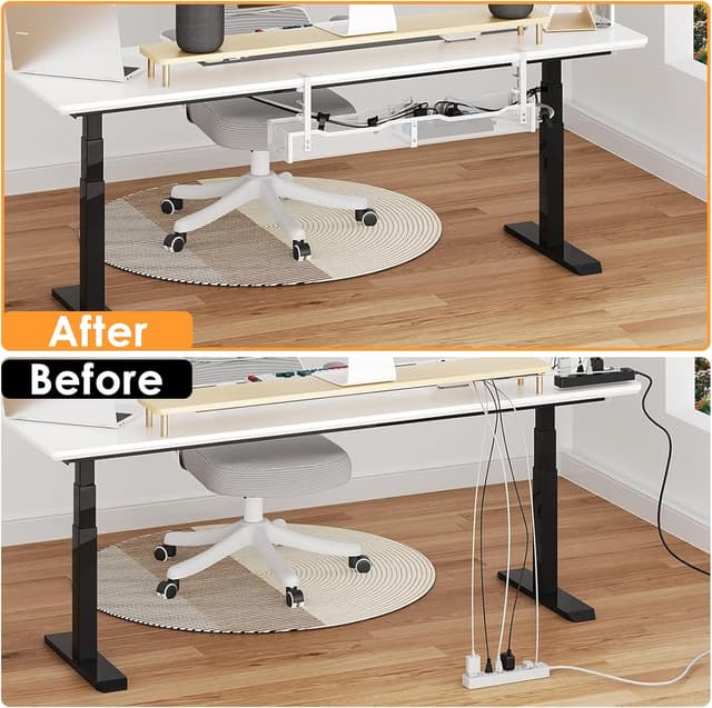 Thumbnail 5 de Tivddikun Cable Management 25" under-desk organiser