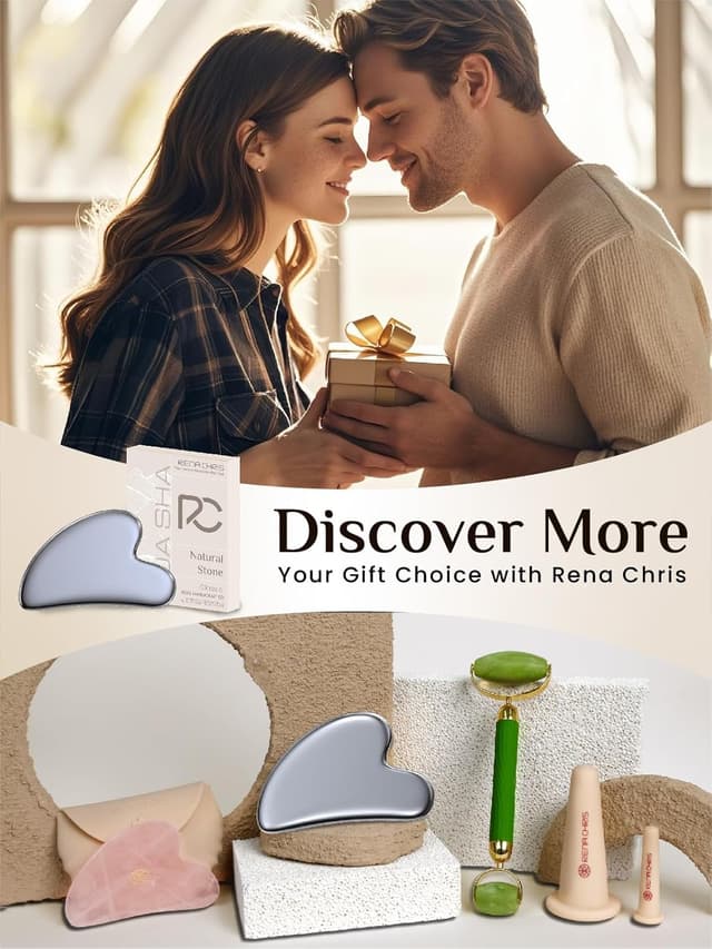 Detalle de Rena Chris Terahertz Gua Sha Stein