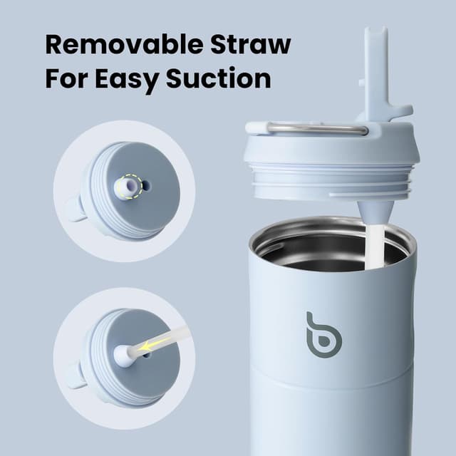 Detalle 1 de Generic insulated water bottle 500ml