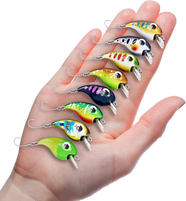 Detalle 2 de Forellenwobbler Messeneuheit 2024 Set 8 Stück