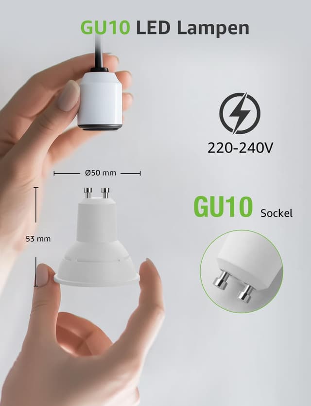 Thumbnail 6 de GU10 LED Warmweiß 6 W, 4er Set