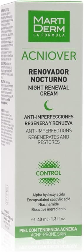 Detalle 2 de ACNIOVER Renovador nocturno para pieles sensibles