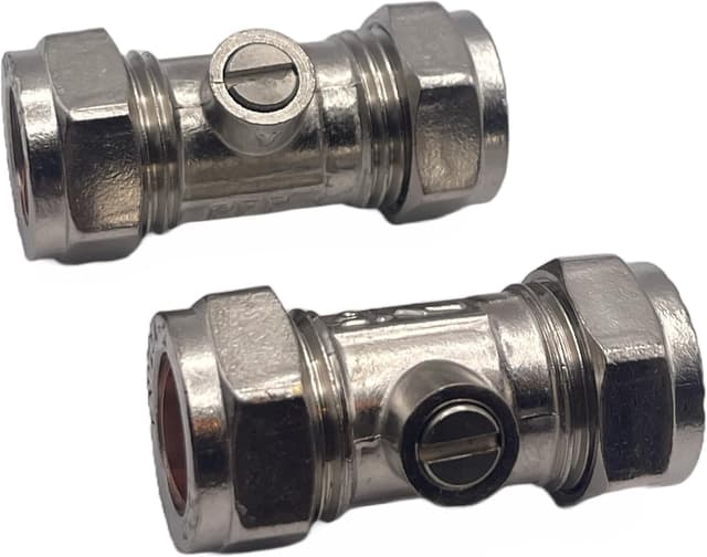 Detalle 2 de Aretro Chrome 15mm Ball Valve