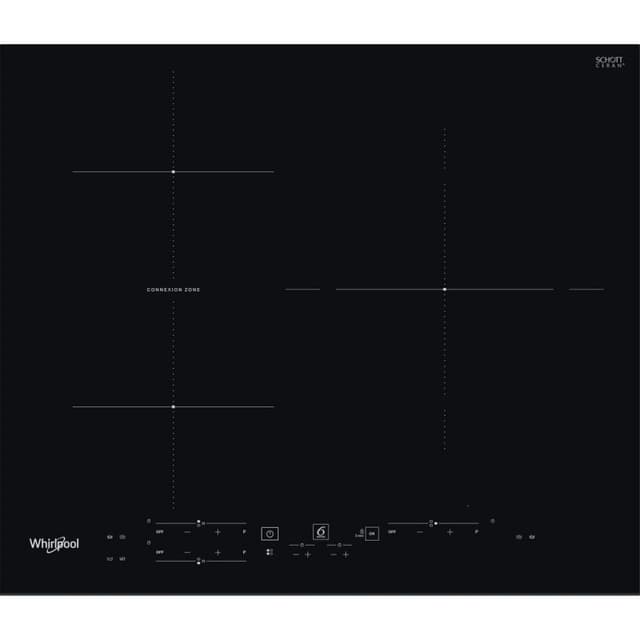 Detalle de Whirlpool WB B3760 BF placa de inducción 3 zonas 60 cm