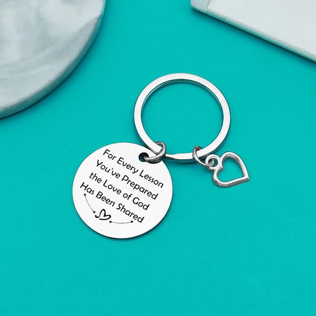 Thumbnail 5 de Ximalun Sunday School Teacher Gifts Keyring