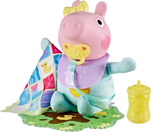 Detalle de Peppa Pig Oinks and Snuggles Evie interactive doll 28 cm