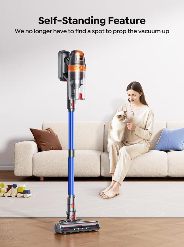 Detalle 1 de SMOTURE Cordless Vacuum 650W 50KPA