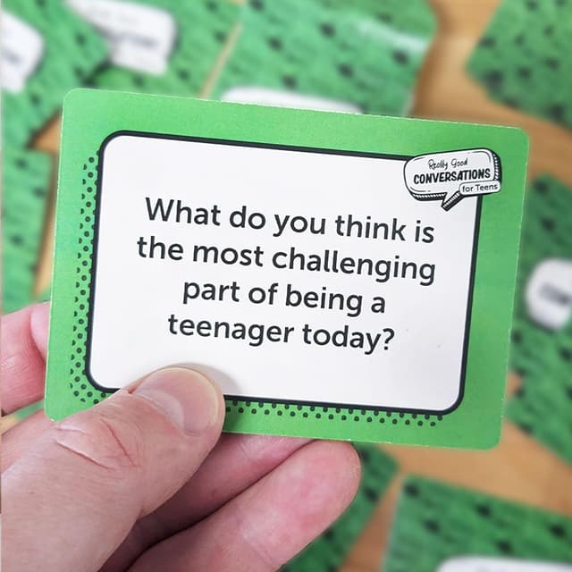 Detalle de Really Good Conversations for Teens cards