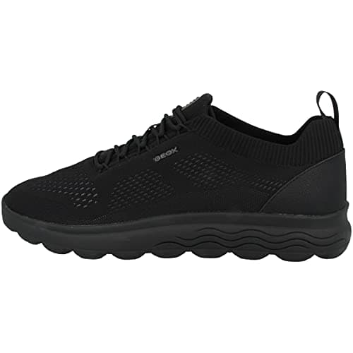 Detalle de Geox U Spherica A para hombre (negro) – Zapatillas cómodas para el día a día, talla 43 EU