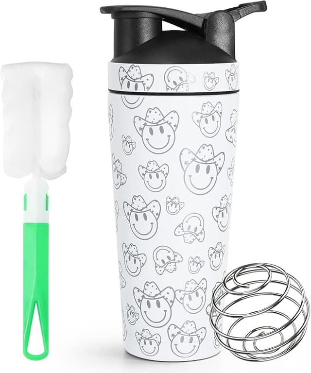 Imagen de HNCY 750ml Shaker de Proteínas 💪 Acero Inoxidable Sin BPA en OfertitasTOP