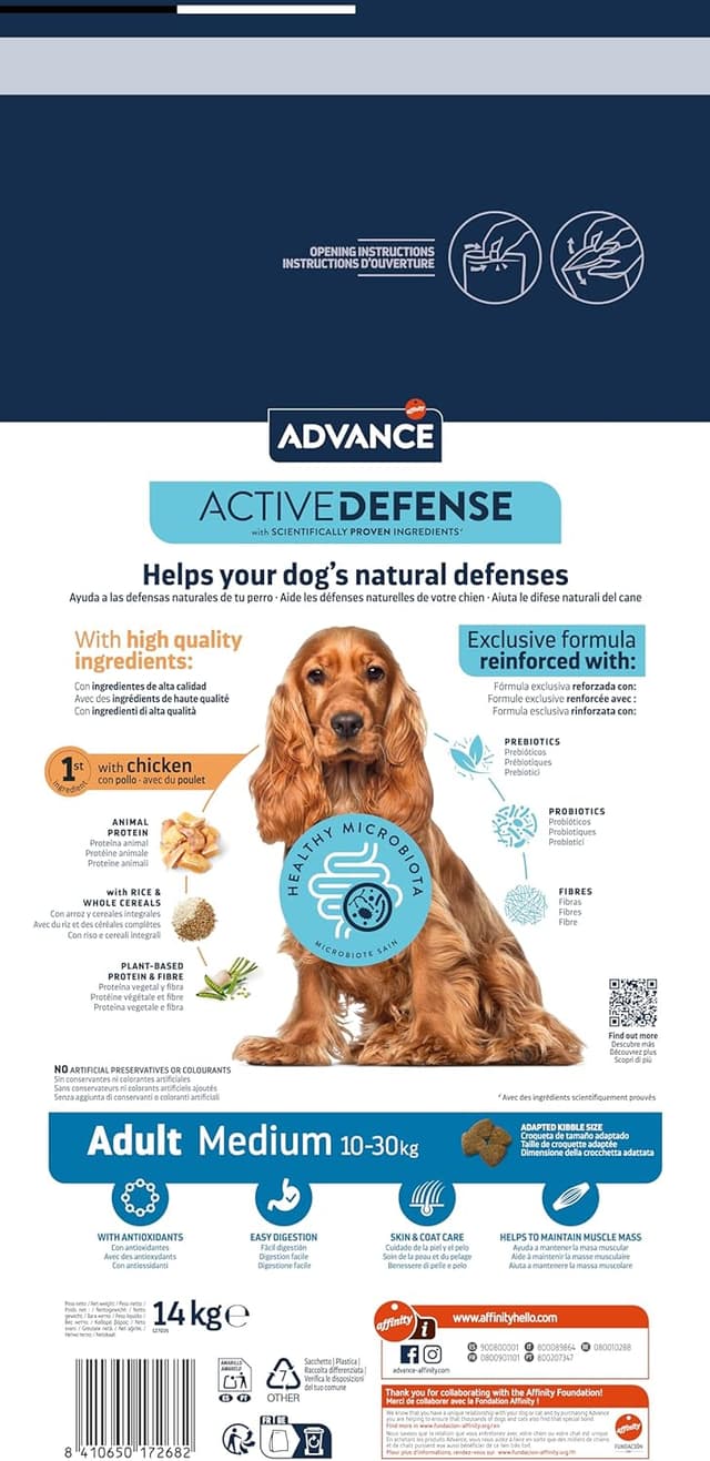 Detalle 2 de Advance Medium Adult Chicken 14 kg