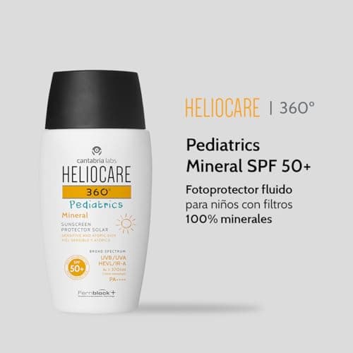 Detalle 2 de Heliocare 360º Pediatrics Mineral SPF 50+ mineral infantil para piel sensible y atópica (50 ml)
