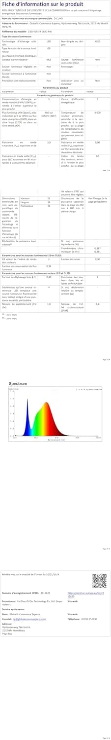 Thumbnail 10 de DiCUNO Bombilla LED G9 3W 💡 Ahorrador Blanco Neutro (6 Uds)