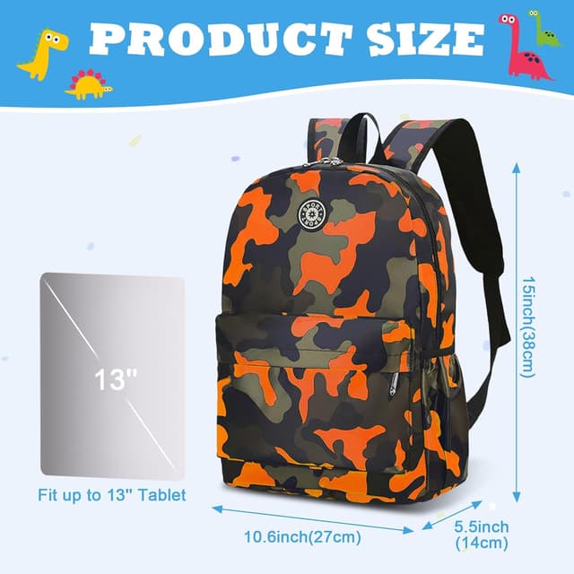 Thumbnail 1 de Aucuu Mochila infantil dinosaurio 3–6 años