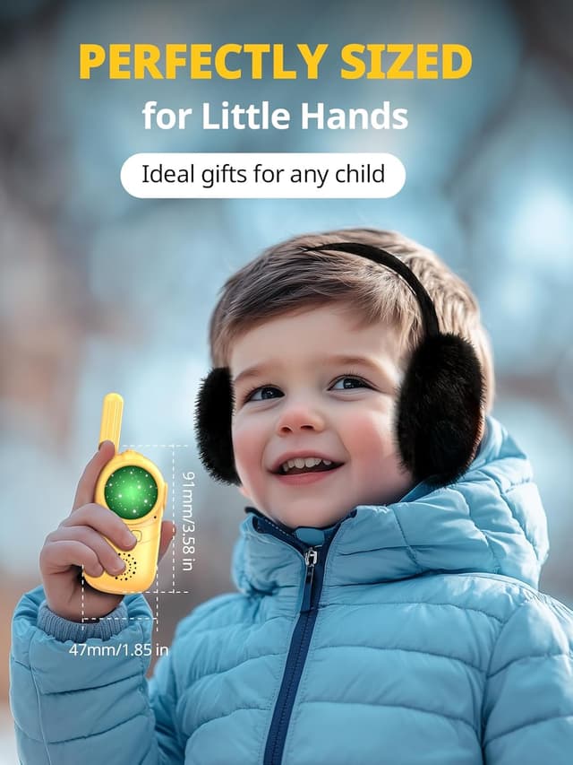Thumbnail 6 de Inspireyes Kinder-Walkie-Talkies im 2er-Set (für 3–8 Jahre) – wiederaufladbar, Indoor & Outdoor