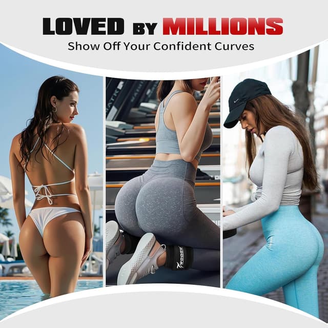 Thumbnail 6 de Ankle resistance bands set 10/20/30 lbs