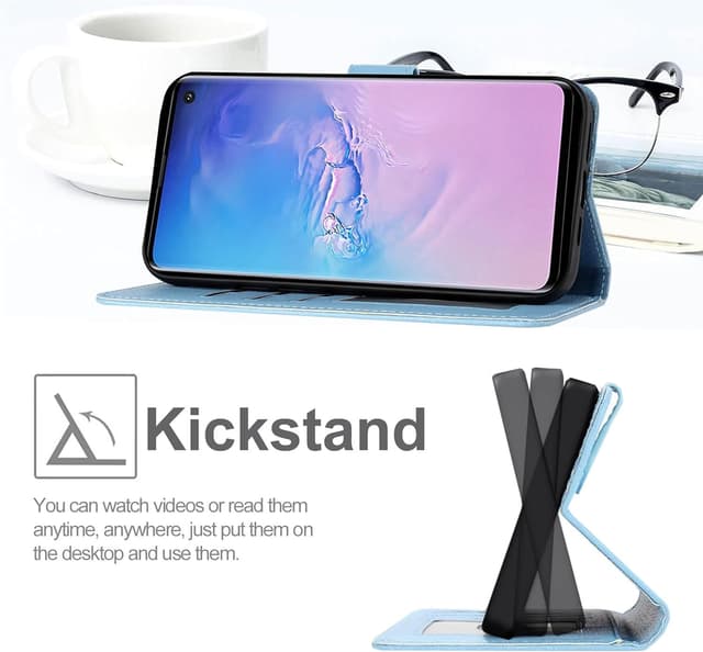 Detalle 2 de Samsung Galaxy S10 Wallet-Hülle mit Kartenfach